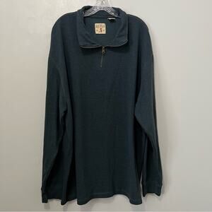 Red Head Blue Thermal Pullover Big and Tall Long Sleeve Sweater | Men’s Size 3XL